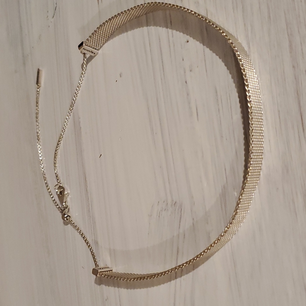 Pandora sterling silver choker necklace